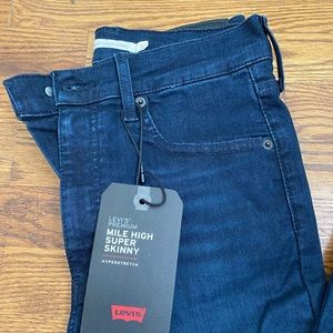 Levi’s mile high super skinny jeans